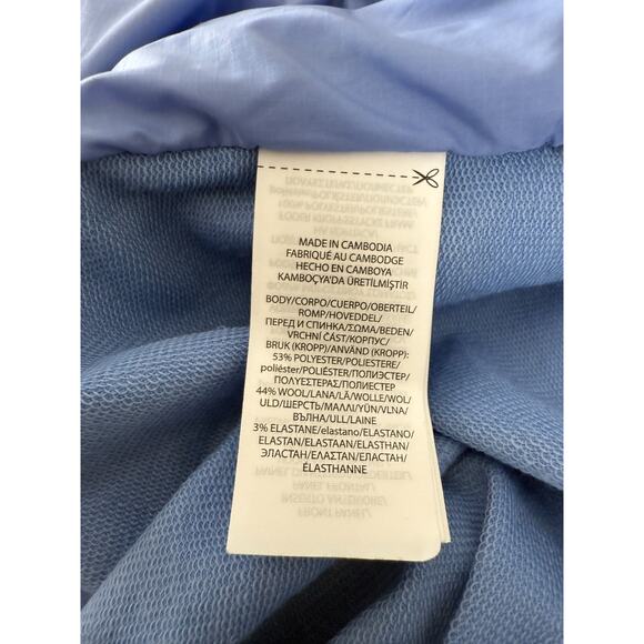 RLX Ralph Lauren Sz XXL Wool Blend Outdoor Full Zip Jacket Vest Blue Sleeveless - Picture 9 of 12